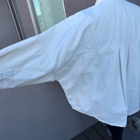 1/8 TAKAMURA White Button-Up Shirt – Minimalist Japanese Design (Size Small) - Picture 3 of 4